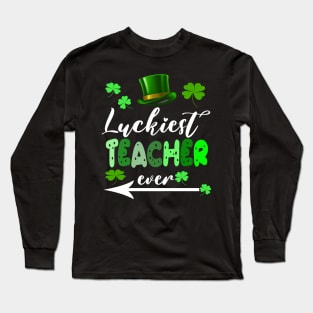 Luckiest Teacher Ever Long Sleeve T-Shirt